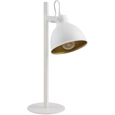 Lampa Biurkowa Sigma Biało/Złota Regulowana Lampa Biurkowa Sigma Biało/Złota Regulowana