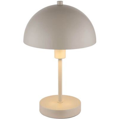 GLOBO Stołowa lampa do salonu Atoma 24009S kopuła grzybek szara GLOBO Stołowa lampa do salonu Atoma 24009S kopuła grzybek szara