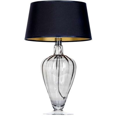 Stołowa Lampa Nocna Bristol Transparent Black L046311514 4concepts Stojąca Lampka Abażurowa Do Sypialni Czarna Przydymiona Stołowa Lampa Nocna Bristol Transparent Black L046311514 4concepts Stojąca Lampka Abażurowa Do Sypialni Czarna Przydymiona
