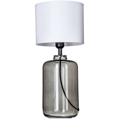 Stołowa Lampa Stojąca Ystad L050102414 4concepts Abażurowa Lampka Biurkowa Biała Przydymiona Stołowa Lampa Stojąca Ystad L050102414 4concepts Abażurowa Lampka Biurkowa Biała Przydymiona