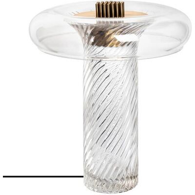 Stołowa lampa szklana Icar MSE1501100165 Moosee LED 7W 3000K przezroczysta Stołowa lampa szklana Icar MSE1501100165 Moosee LED 7W 3000K przezroczysta
