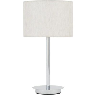 Nowodvorski Stołowa lampa z abażurem HOTEL MOOD 11778 tkaninowa beżowa chrom Nowodvorski Stołowa lampa z abażurem HOTEL MOOD 11778 tkaninowa beżowa chrom