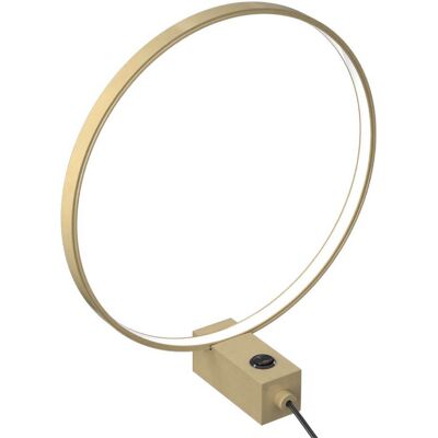 Stołowa Lampka Pierścieniowa Agaro 2005 Shilo Led 9W 4000K Okrąg Metalowa Złota Stołowa Lampka Pierścieniowa Agaro 2005 Shilo Led 9W 4000K Okrąg Metalowa Złota