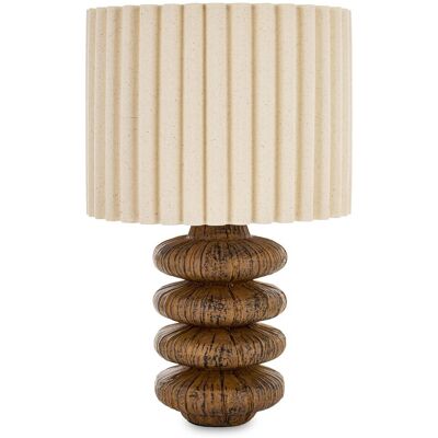 ART Stylowa Lampka Lampa Stołowa Brązowa Boho Do Salonu Sypialni Na Komodę ART Stylowa Lampka Lampa Stołowa Brązowa Boho Do Salonu Sypialni Na Komodę