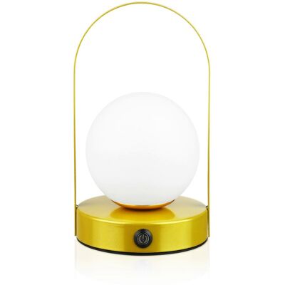 Interlook Stylowa lampka stołowa LED Lampa dotykowa z wbudowanym akumulatorem YG-D016-G Interlook Stylowa lampka stołowa LED Lampa dotykowa z wbudowanym akumulatorem YG-D016-G
