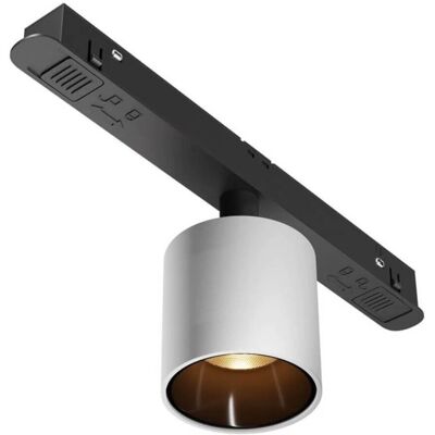 Sufitowa lampa tuba Alfa TR132-2-7W3K-W Maytoni LED 7W 3000K do magnetycznej szyny biały czarny Sufitowa lampa tuba Alfa TR132-2-7W3K-W Maytoni LED 7W 3000K do magnetycznej szyny biały czarny