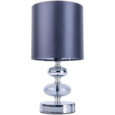 Lampa stołowa Näve Mali - Tkanina Czarna, 28.5cm, E14 Lampa stołowa Näve Mali - Tkanina Czarna, 28.5cm, E14