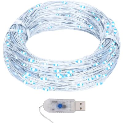 VMP Sznur lampek, 40 m, 400 micro LED, zimna biel, 8 funkcji VMP Sznur lampek, 40 m, 400 micro LED, zimna biel, 8 funkcji
