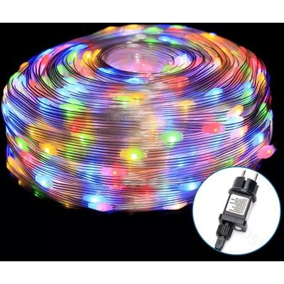 Aigostar Sznur świetlny 5m multikolor 50led RGB-IC na baterie z pilotem 32key Aigostar Sznur świetlny 5m multikolor 50led RGB-IC na baterie z pilotem 32key