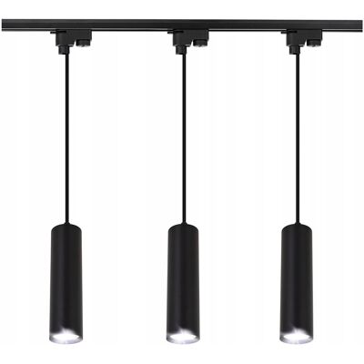 inna (Inny) Szynoprzewód lampa sufitowa wisząca Szyna 1m 3x GU10 Tuba CZARNA do kuchni inna (Inny) Szynoprzewód lampa sufitowa wisząca Szyna 1m 3x GU10 Tuba CZARNA do kuchni