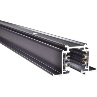 Szynoprzewód wpuszczany 1m 8101 Shilo 3-fazowy metalowy czarny Szynoprzewód wpuszczany 1m 8101 Shilo 3-fazowy metalowy czarny