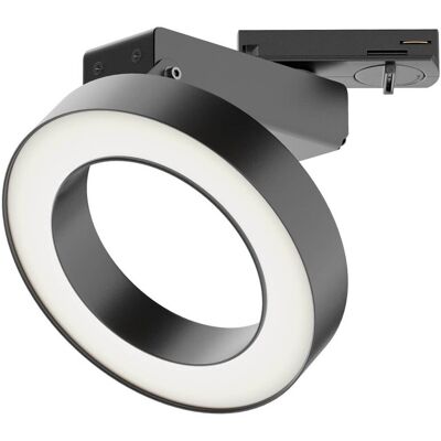 Maytoni Czarna lampa na szynę Rim - 12W Ciepła biel, regulowana Maytoni Czarna lampa na szynę Rim - 12W Ciepła biel, regulowana