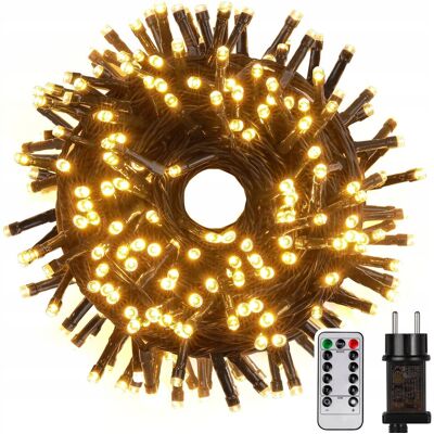 Inny producent TACOBEY LAMPKI ŚWIĄTECZNE WODOODPORNA GIRLANDA 8 TRYBÓW 20M 200 LED Inny producent TACOBEY LAMPKI ŚWIĄTECZNE WODOODPORNA GIRLANDA 8 TRYBÓW 20M 200 LED
