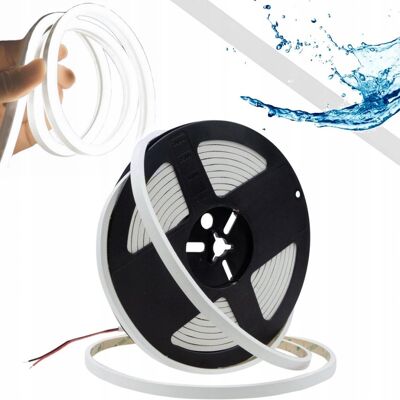 Ecolight Taśma 24V Wodoodporna Pasek Neon COB Zimna 9W/m 480LED/m 855lm/m IP68 5M Ecolight Taśma 24V Wodoodporna Pasek Neon COB Zimna 9W/m 480LED/m 855lm/m IP68 5M