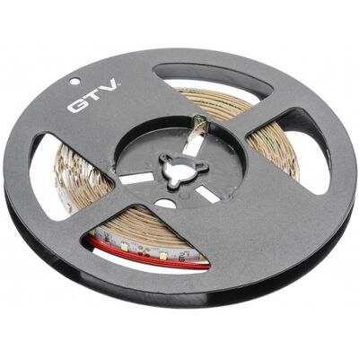 GTV Taśma Flash 2835, 300 Led Zimny Biały, 30W, Bez Żelu 8Mm, Rolka 5M, 12V GTV Taśma Flash 2835, 300 Led Zimny Biały, 30W, Bez Żelu 8Mm, Rolka 5M, 12V