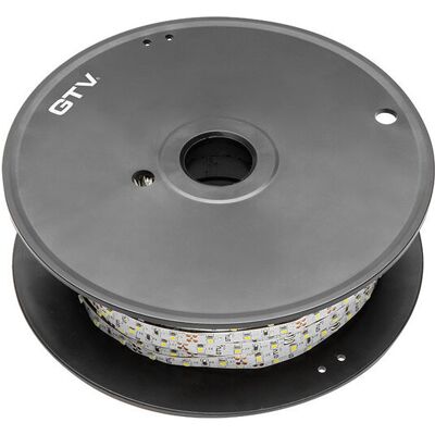 GTV Taśma Flash 3528, 300 LED neutralny biały 4000K, 24W, bez żelu 8mm, Rolka 5m, 12V GTV Taśma Flash 3528, 300 LED neutralny biały 4000K, 24W, bez żelu 8mm, Rolka 5m, 12V