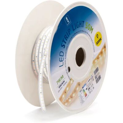Aigostar Taśma LED 230V biała ciepła wysokonapięciowa 8mm 120led/7w/m 50mb IP65 Aigostar Taśma LED 230V biała ciepła wysokonapięciowa 8mm 120led/7w/m 50mb IP65