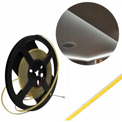 Ecolight Taśma LED COB Rolka 5metrów 6000K Barwa Zimna Podświetlenie Sufitu Mebli Ecolight Taśma LED COB Rolka 5metrów 6000K Barwa Zimna Podświetlenie Sufitu Mebli