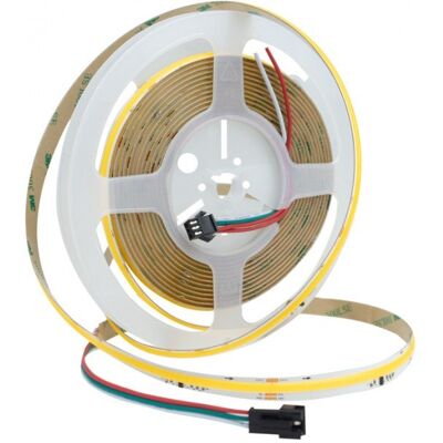 Ecolight Taśma LED Jednolita COB Cyfrowa Płynąca 24V 360/m 13W/m Zimna 1170lm/m 5m Ecolight Taśma LED Jednolita COB Cyfrowa Płynąca 24V 360/m 13W/m Zimna 1170lm/m 5m