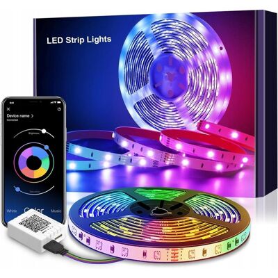 Inny producent TAŚMA LED RGB 6 METRÓW ŁANCUCH ŚWIETLNY ZDALNIE STEROWANY MIKROFON Inny producent TAŚMA LED RGB 6 METRÓW ŁANCUCH ŚWIETLNY ZDALNIE STEROWANY MIKROFON