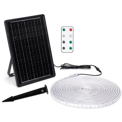 Aigostar Taśma Solarna 10Mb 1000Lm 10W Rgb Led Kolorowa Zestaw Do Oświetlenia Aigostar Taśma Solarna 10Mb 1000Lm 10W Rgb Led Kolorowa Zestaw Do Oświetlenia