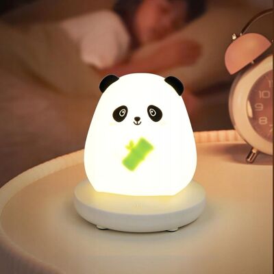 Inny producent Tealight Panda Dotykowa Urocza Lampka Nocna Dla Dzieci Led Miękki Silikon Inny producent Tealight Panda Dotykowa Urocza Lampka Nocna Dla Dzieci Led Miękki Silikon