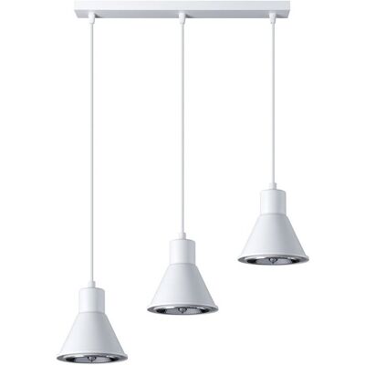 Iga THOR 3 Lampa Wisząca z Trzema Kloszami Biały Iga THOR 3 Lampa Wisząca z Trzema Kloszami Biały