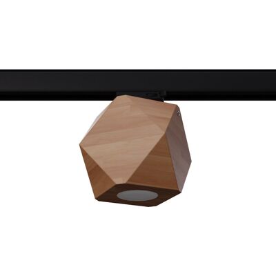 Make Your Light Trójobwodowa lampa sufitowa do systemu szynowego WOODY MYL.00446 drewniana Make Your Light Trójobwodowa lampa sufitowa do systemu szynowego WOODY MYL.00446 drewniana
