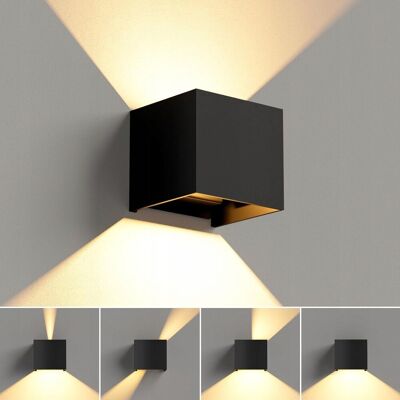 Inny producent VATATO Lampa LED 12W IP54 Czarna Do Wnętrz i Na Zewnątrz 3000K Inny producent VATATO Lampa LED 12W IP54 Czarna Do Wnętrz i Na Zewnątrz 3000K