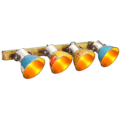 vidaXL Industrialna lampa ścienna, kolorowa, 90x25 cm, E27 vidaXL Industrialna lampa ścienna, kolorowa, 90x25 cm, E27