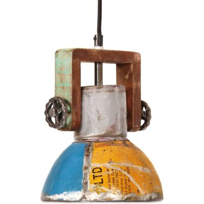 vidaxl Recyklingowane Drewno Industrialna Lampa wisząca - Lampa sufitowa vidaxl Recyklingowane Drewno Industrialna Lampa wisząca - Lampa sufitowa