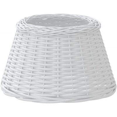 Vidaxl Klosz Do Lampy, Biały, Ø50X30 cm, Wiklina Vidaxl Klosz Do Lampy, Biały, Ø50X30 cm, Wiklina