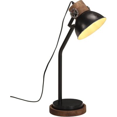 vidaXL - Czarna lampa biurkowa - 25W E27 - 18x18x60cm vidaXL - Czarna lampa biurkowa - 25W E27 - 18x18x60cm