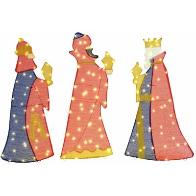 Vidaxl Oświetlenie Bożonarodzeniowe 3 Pcs Ciepła Biel 105 Cm Tkanina Vidaxl Oświetlenie Bożonarodzeniowe 3 Pcs Ciepła Biel 105 Cm Tkanina
