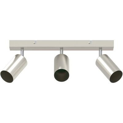 vidaXL Reflektor sufitowy 3-stopniowy regulowany szczotkowany nikiel GU10 vidaXL Reflektor sufitowy 3-stopniowy regulowany szczotkowany nikiel GU10