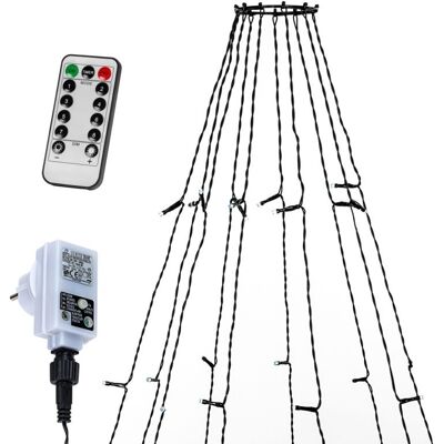 VOLTRONIC® Voltronic Łańcuch świetlny w kształcie stożka 360LED zimny b VOLTRONIC® Voltronic Łańcuch świetlny w kształcie stożka 360LED zimny b