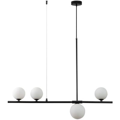 Step Into Design Wisząca lampa kuchenna MODERNO DN1506 black Step bubbles żelazo szkło czarna Step Into Design Wisząca lampa kuchenna MODERNO DN1506 black Step bubbles żelazo szkło czarna