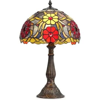Abruzzo Witrażowa lampa stołowa Capolavoro ABR-LS-CAPO1 szklana kolorowa Abruzzo Witrażowa lampa stołowa Capolavoro ABR-LS-CAPO1 szklana kolorowa