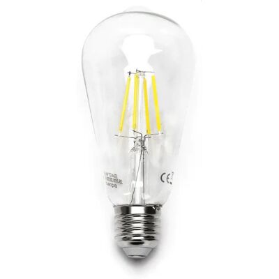 Aigostar Żarówka LED 18W/230V Filament ST64 retro E27 biała zimna 1980lm Aigostar Żarówka LED 18W/230V Filament ST64 retro E27 biała zimna 1980lm