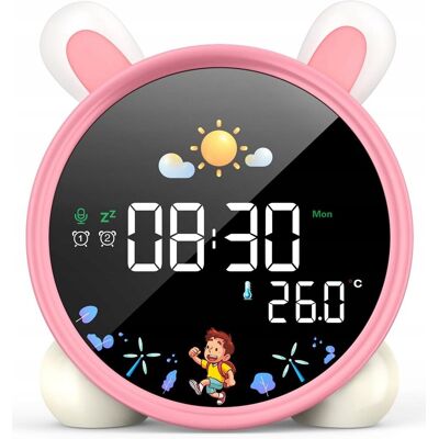 Inny producent Zegar budzik lampka lampa nocna dla dzieci dziecka timer akumulator Królik Inny producent Zegar budzik lampka lampa nocna dla dzieci dziecka timer akumulator Królik