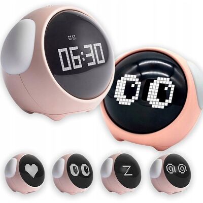 Inny producent Zegar budzik lampka lampa nocna LED dla dzieci dziecka Emoji Emotikony Inny producent Zegar budzik lampka lampa nocna LED dla dzieci dziecka Emoji Emotikony
