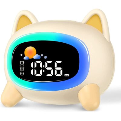 Inny producent Zegar budzik lampka nocna lampa LED kolorowa dla dzieci dziecka Piesek Inny producent Zegar budzik lampka nocna lampa LED kolorowa dla dzieci dziecka Piesek