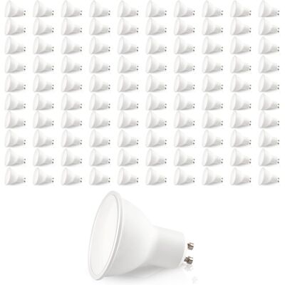 Zestaw 100x Żarówka LED GU10 5W barwa Zimna Biała 6000K LLS Zestaw 100x Żarówka LED GU10 5W barwa Zimna Biała 6000K LLS