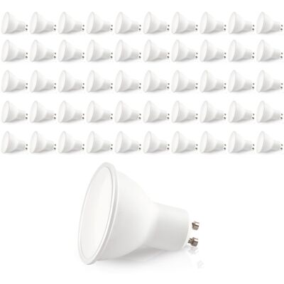 Zestaw 50x Żarówka LED GU10 5W barwa Zimna Biała 6000K LLS Zestaw 50x Żarówka LED GU10 5W barwa Zimna Biała 6000K LLS