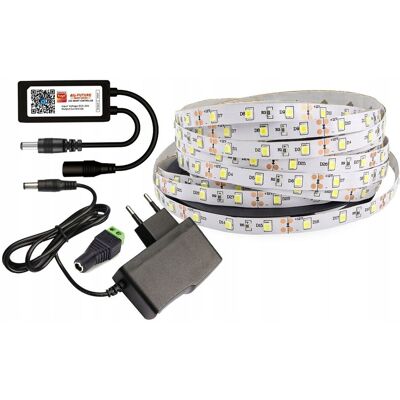 LED-ONE ZESTAW LED B ZIMNA 5M IP20 300d + WiFi SMART TUYA LED-ONE ZESTAW LED B ZIMNA 5M IP20 300d + WiFi SMART TUYA