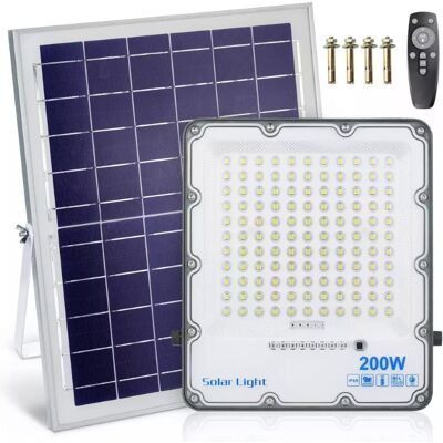 Interlook Zestaw Naświetlacz LED 200W + Panel solarny 6V/12W z pilotem 3500lm, 9000mAh, IP66 Interlook Zestaw Naświetlacz LED 200W + Panel solarny 6V/12W z pilotem 3500lm, 9000mAh, IP66