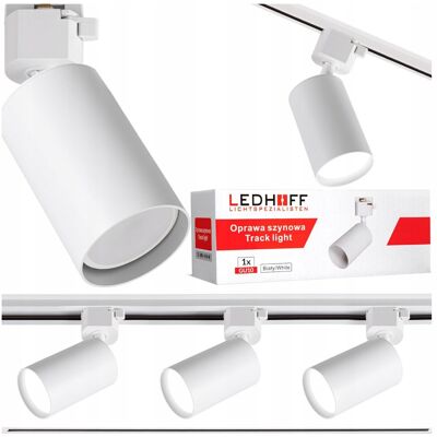inna (Inny) Zestaw oświetlenie szynowe lampa GU10 x3 listwa 1m BIAŁA szynoprzewód LED inna (Inny) Zestaw oświetlenie szynowe lampa GU10 x3 listwa 1m BIAŁA szynoprzewód LED