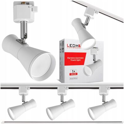 inna (Inny) Zestaw oświetleniowy SZYNOPRZEWÓD SZYNA 1m spot lampa GU10 LED REFLEKTOR x3 inna (Inny) Zestaw oświetleniowy SZYNOPRZEWÓD SZYNA 1m spot lampa GU10 LED REFLEKTOR x3