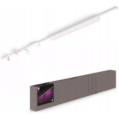 Zestaw Szynoprzewód 1,5m+ 3x Reflektor Lampa LED Perifo CCT RGB Philips HUE Zestaw Szynoprzewód 1,5m+ 3x Reflektor Lampa LED Perifo CCT RGB Philips HUE
