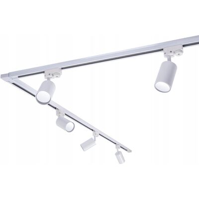 SuperLed Zestaw Szynoprzewód 2m + 1m + łącznik + 5x GU10 SuperLed Zestaw Szynoprzewód 2m + 1m + łącznik + 5x GU10
